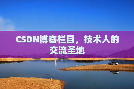 CSDN博客栏目，技术人的交流圣地